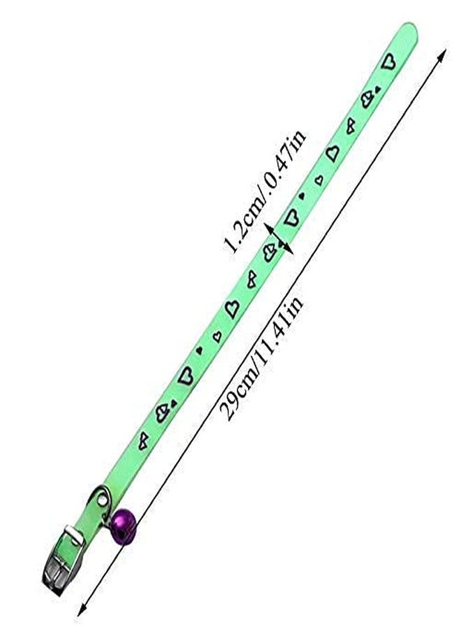 Pups&Pets طوق عاكس قابل للتعديل للقطط والهريرات من Pups&Pets، مزود بإبزيم أمان وجرس (قد يختلف اللون) - عبوة من قطعتين - Image 2